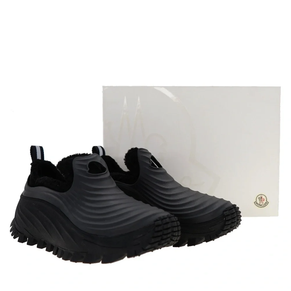 Moncler Acqua Rain Boots Shoes Sneakers Black Size 43 / 10 US New